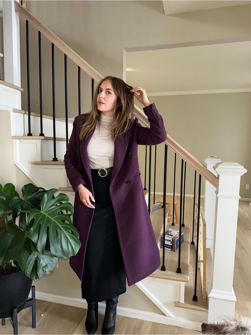 Everyday Black Maxi Skirt — Sleek High-Waist Design